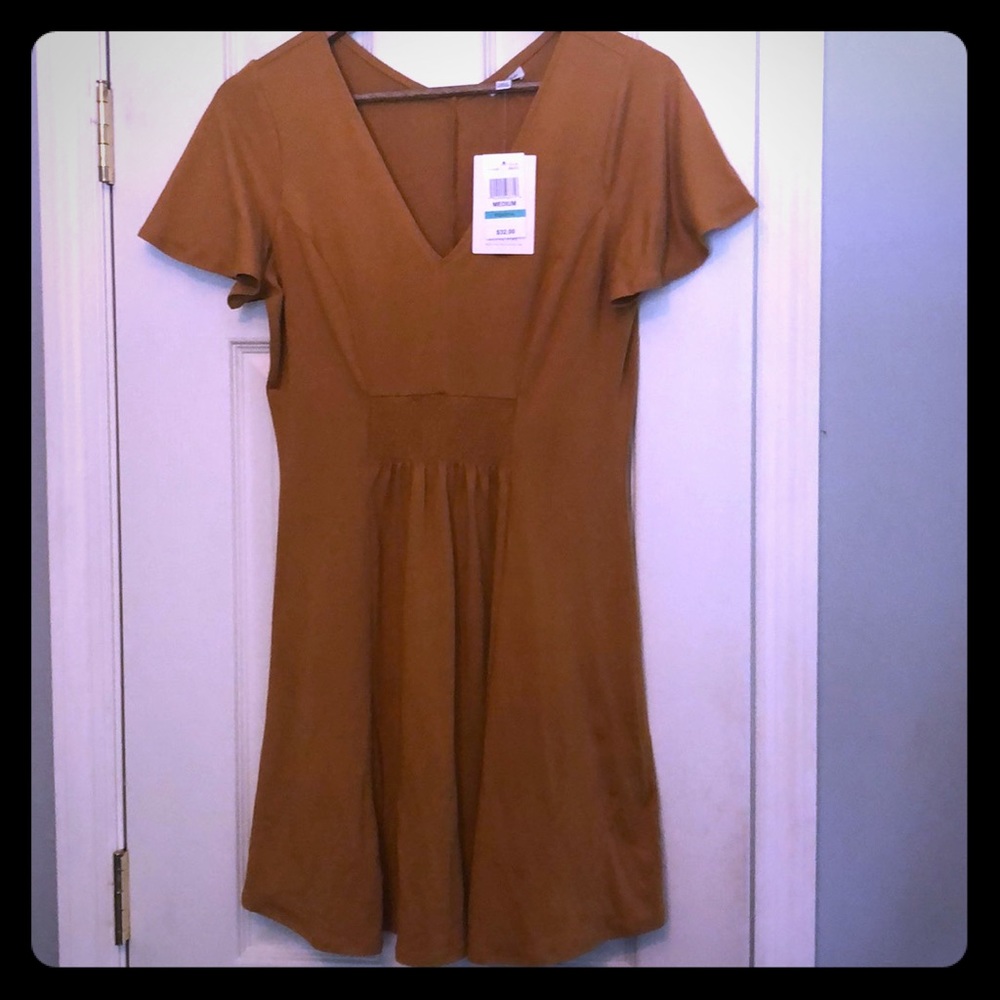 Mustard fall dress